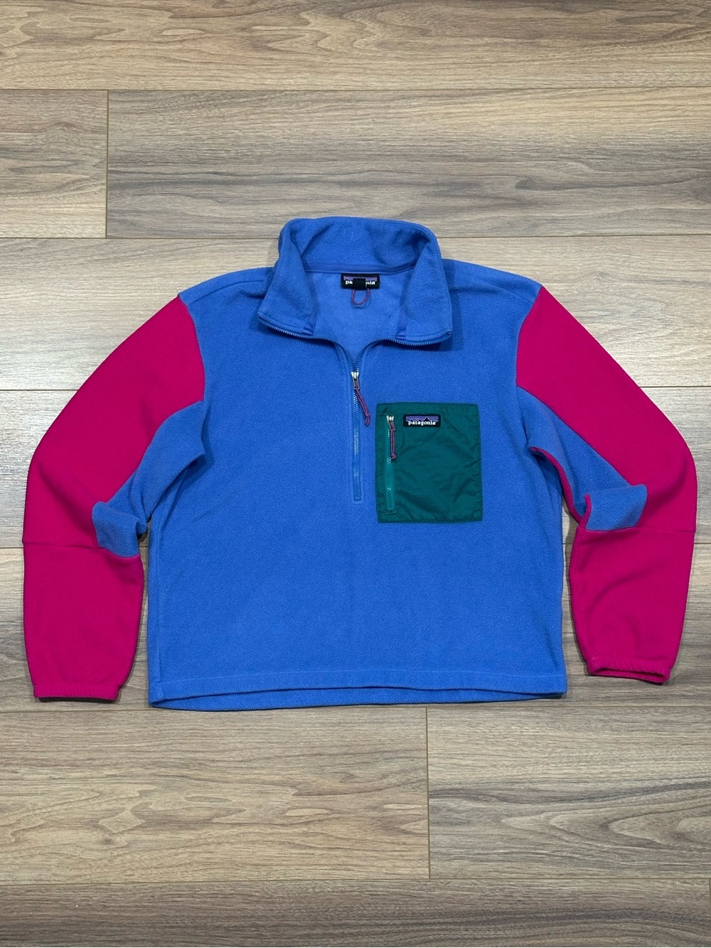 Patagonia Women's Microdini 1/2-Zip Pullover in Float Blue Size Medium
